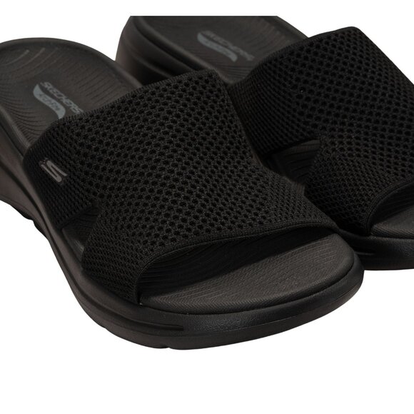 Skechers Women's Go Walk Arch Fit Worthy Sandals Color Black Size 9 M - Picture 9 of 12